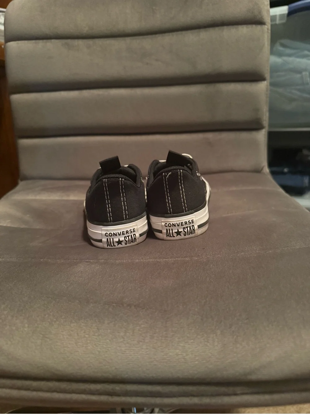 Kids Black Slip On Converse Size 11c